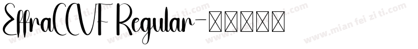 EffraCCVF Regular字体转换